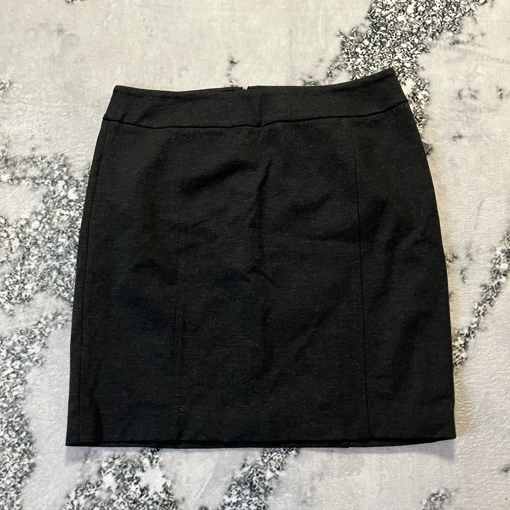 Halogen Skirt Womens‎ Size 14 Heather Charcoal Gray Office A Line Stretch